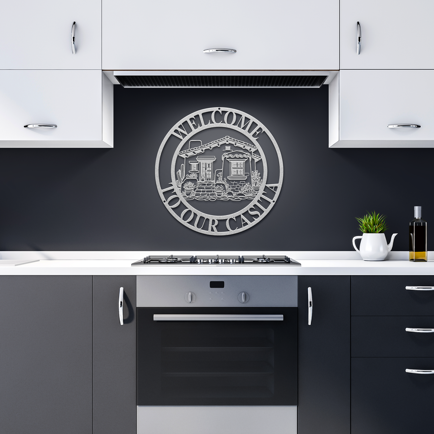 Welcome To Our Casita Metal Wall Art