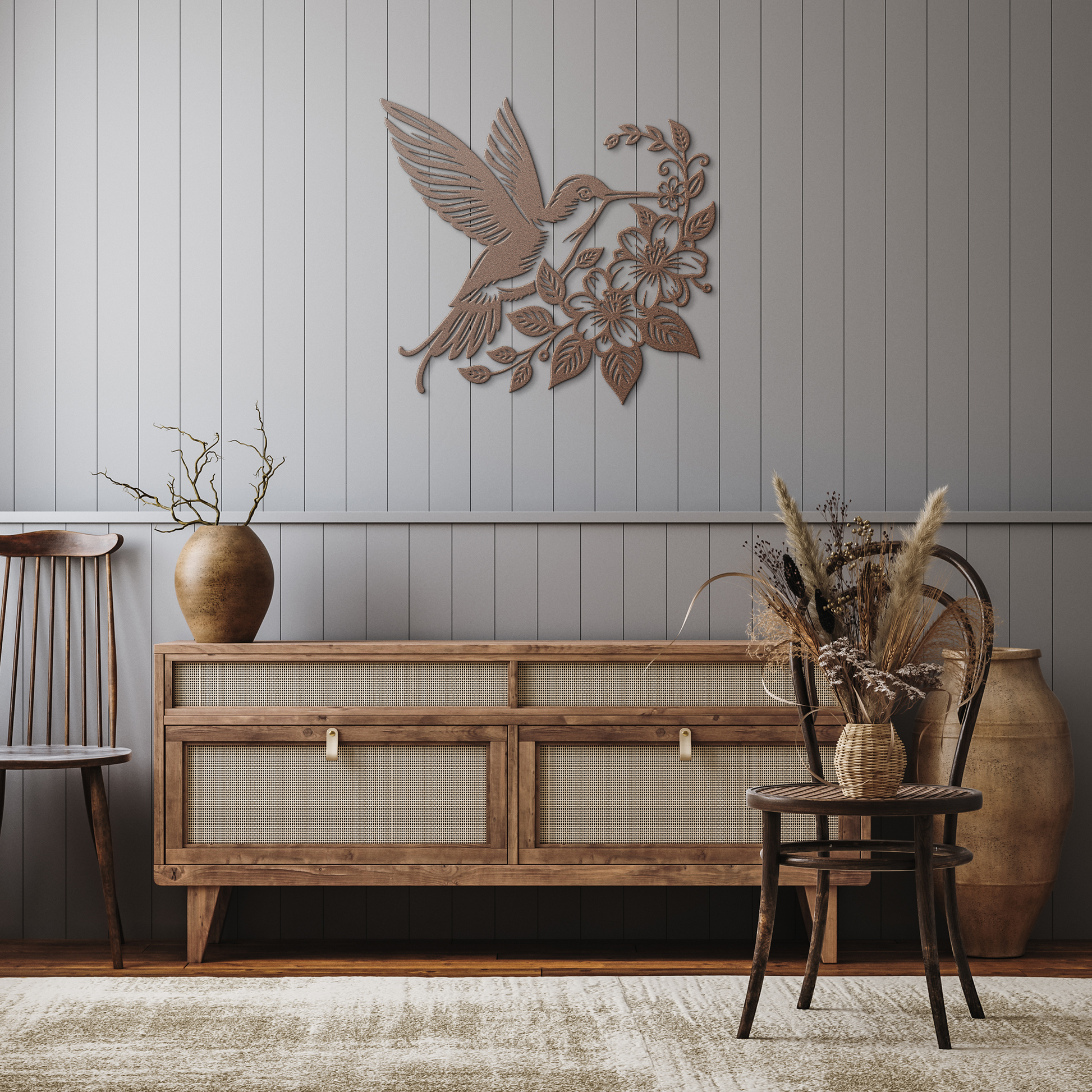 Hummingbird_on_Flower_3_Copper_Rustic_Hallway_Mockup.png_15730612