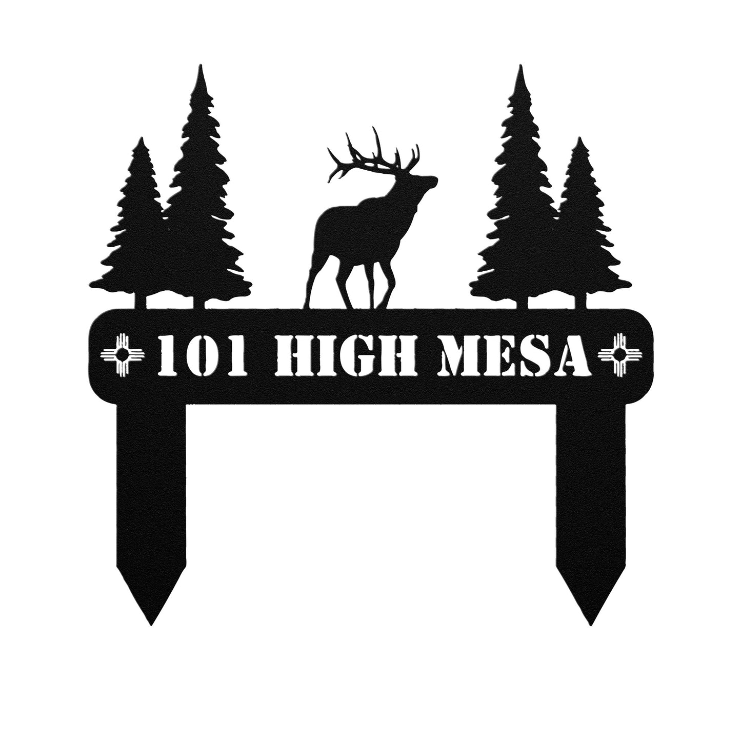 New Mexico Elk Yard Sign