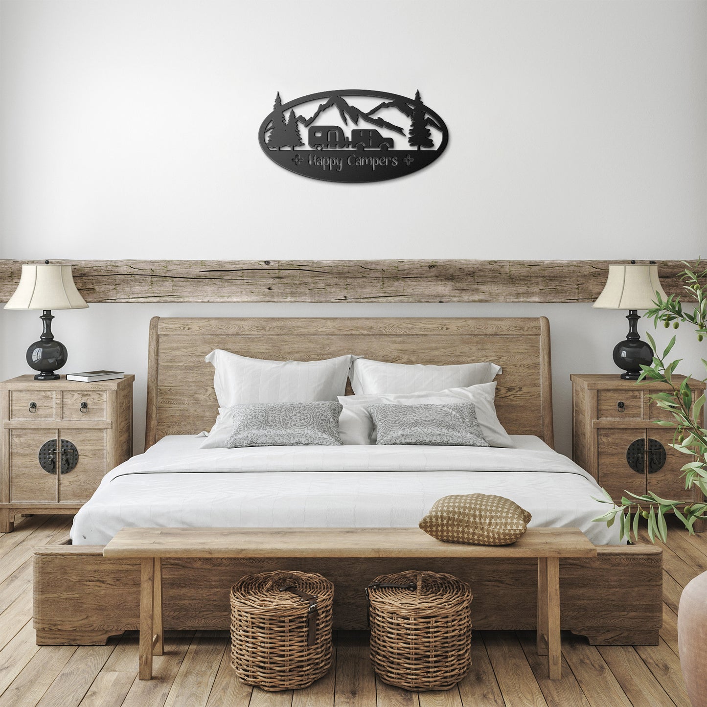 New Mexico Happy Campers Metal Sign