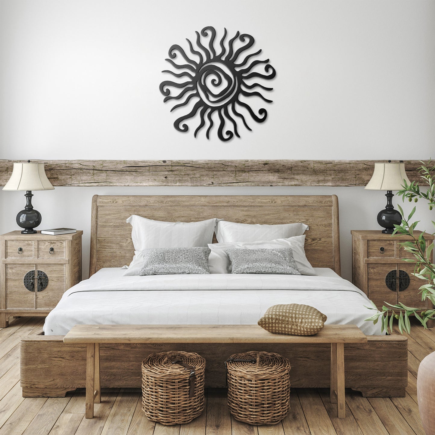 Sun Swirl Metal Art