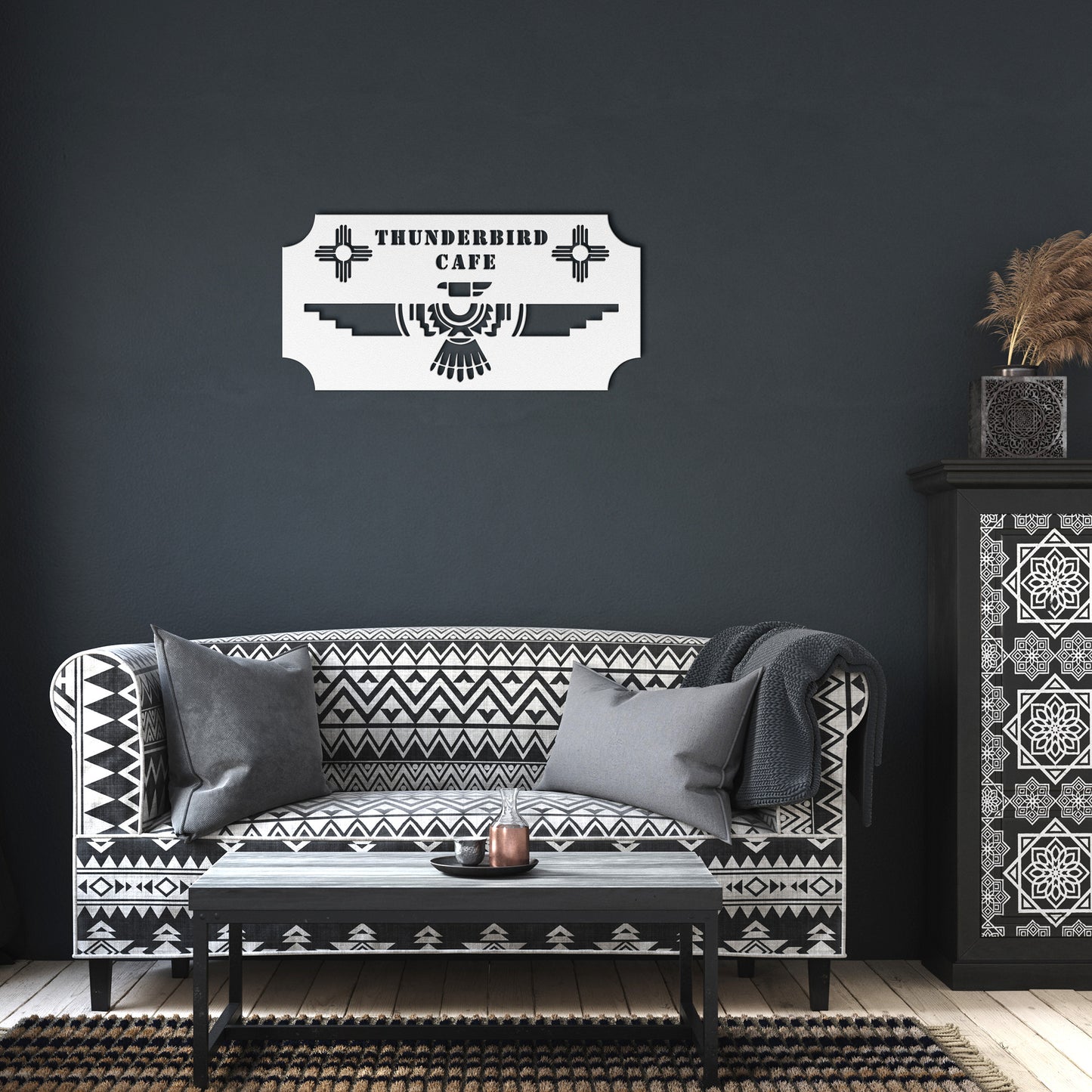 Thunderbird Design Metal Wall Sign