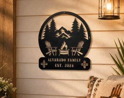 New Mexico Adirondack Chairs Sign