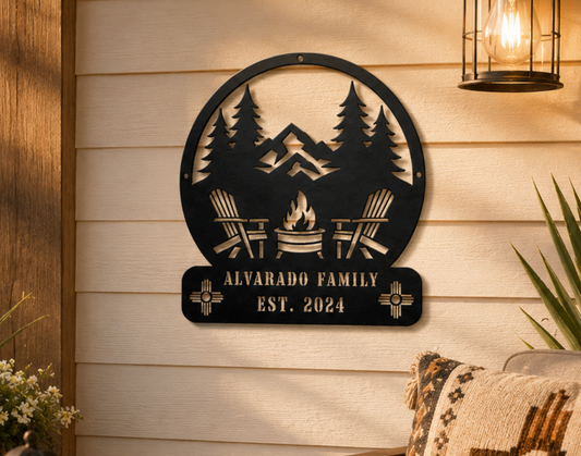 New Mexico Adirondack Chairs Sign