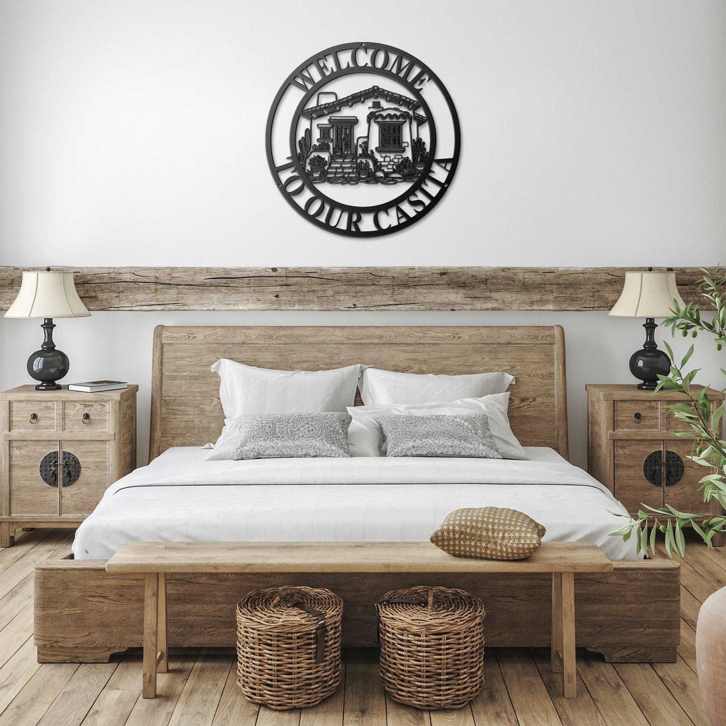 Welcome To Our Casita Metal Wall Art